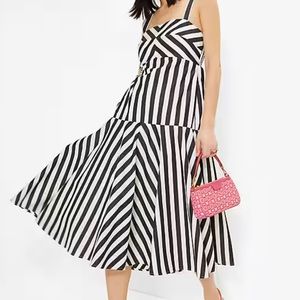 Make a cool geometric statement in this Kate Spade midi dress.